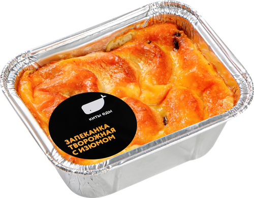 

Запеканка Киты еды творожная с изюмом 180 г