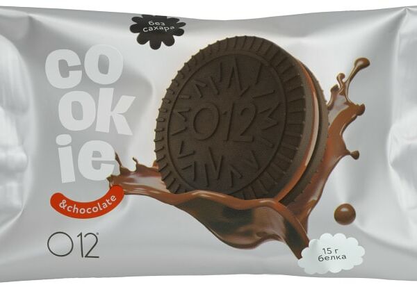 Печенье-сэндвич O12 с шоколадной начинкой 40г