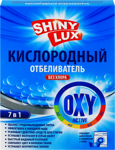 

Кислородный отбеливатель Shiny Lux без хлора 7 в 1 500 г