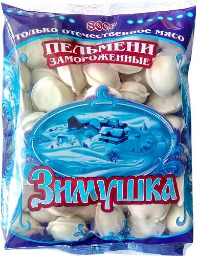 Пельмени Зимушка свинина говядина 800г