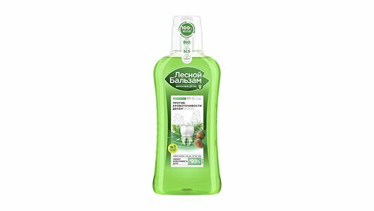 Ополаскиватель против кровоточивости дёсен Лесной бальзам Кора дуба и экстракт пихты 400 мл
