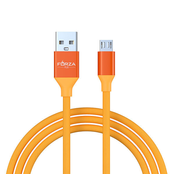 Кабель для зарядки Forza Лето micro usb 1 м 2а прорезиненный цвет в ассортименте