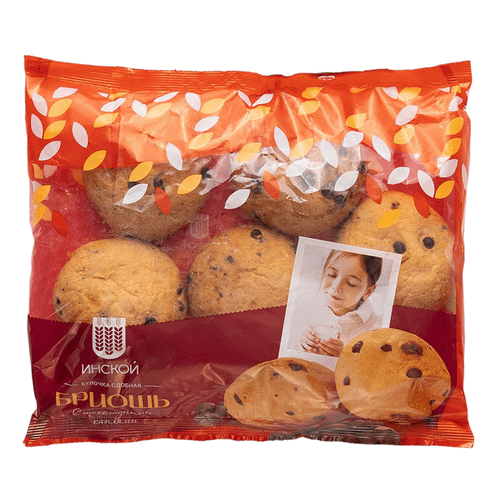 

Булочка Хлебокомбинат Инской Бриошь с шоколадными каплями 200 г