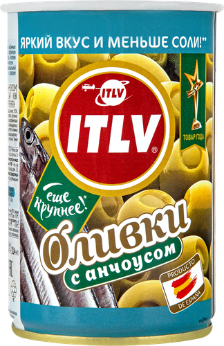 

Оливки с анчоусом ITLV 300 г