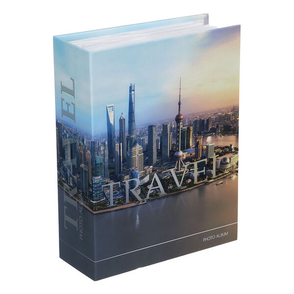 Фотоальбом на 100 фото, 10x15 см, картон, город