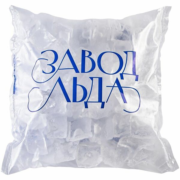 Лед пищевой Завод льда 1кг