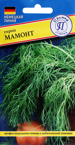 

Семена ПРЕСТИЖ-СЕМЕНА Укроп Мамонт, Арт. 00029417, 1г
