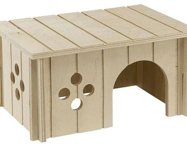 Ferplast SIN 4645 деревянный домик для морских свинок 26 x 17,3 x 13 см
