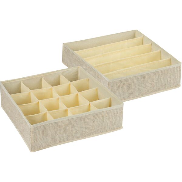 Набор органайзеров для хранения Leonord складные 2 шт.