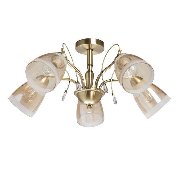 Люстра Блеск, Е14, 40 Вт, бронза 24x56x56 см