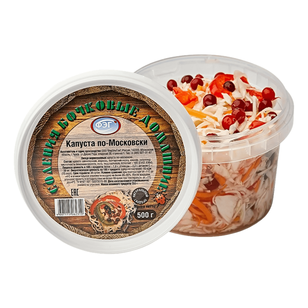 Капуста маринованная ФЭГ по-московски 500 г