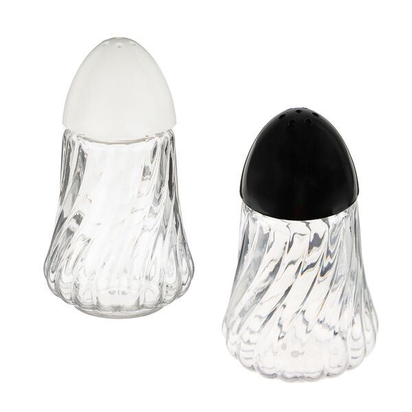 Солонка, h-9см, d-5см, пластик, 2 цвета