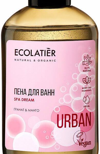 Ecolatier~Пена для ванны с ароматом граната и манго
