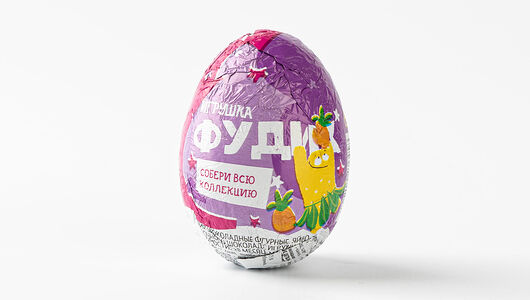 Яйцо шоколадное с игрушкой Фудик 