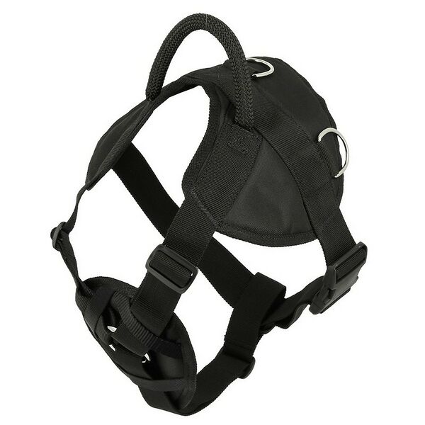 Шлейка нейлоновая Каскад с грудью, размер M (шея: 60-70см, грудь: 70-90см)