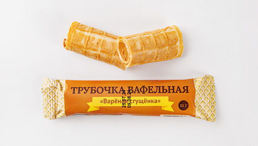 Трубочка вафельная 