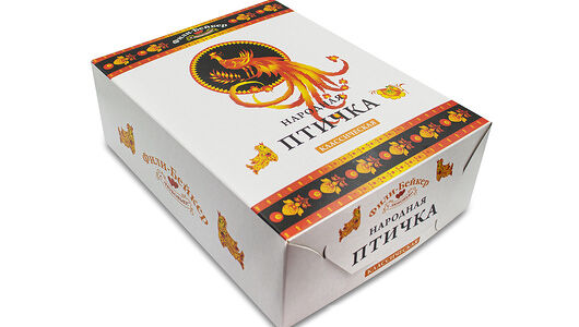 Торт народная птичка классическая Фили-Бейкер 0,5кг