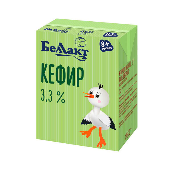 Кефир для питания детей раннего возраста 3,3% 207г Беллакт