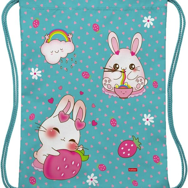 Мешок для сменной обуви Hatber Зайки на полянке 33*42см
