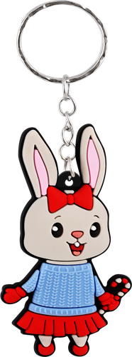 

Брелок для ключей Homeclub Кролик 7 см, резина, в ассортименте