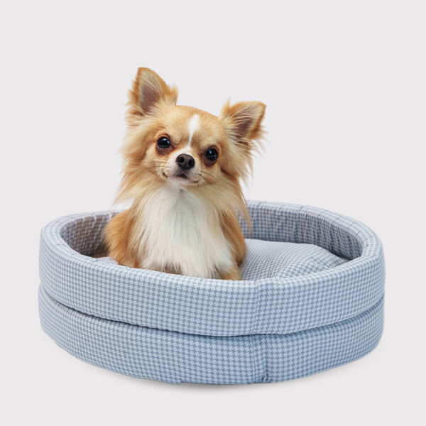 Лежак круглый Pet Hobby для кошек и собак мелких пород, 40х40 см, серый