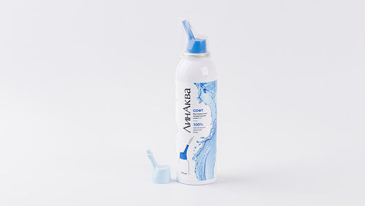 ЛинАква софт средство для промывания носа аэрозоль с 1 года 150 мл