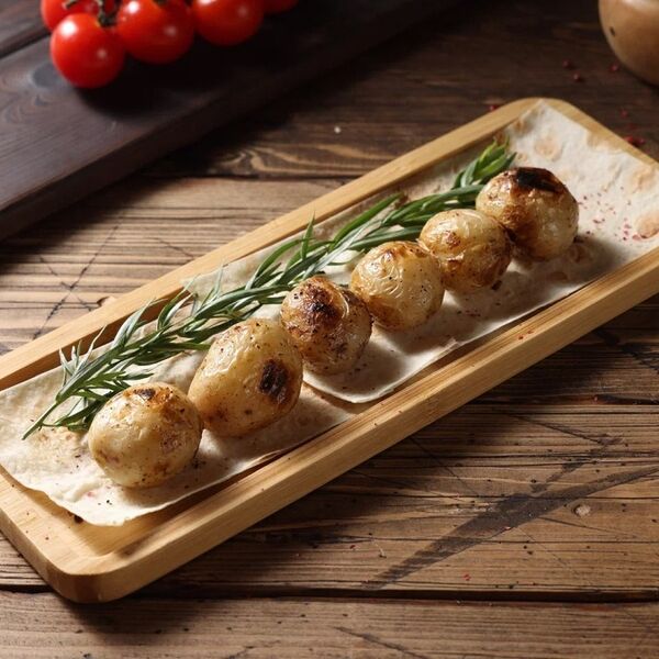 Бейби картофель на углях