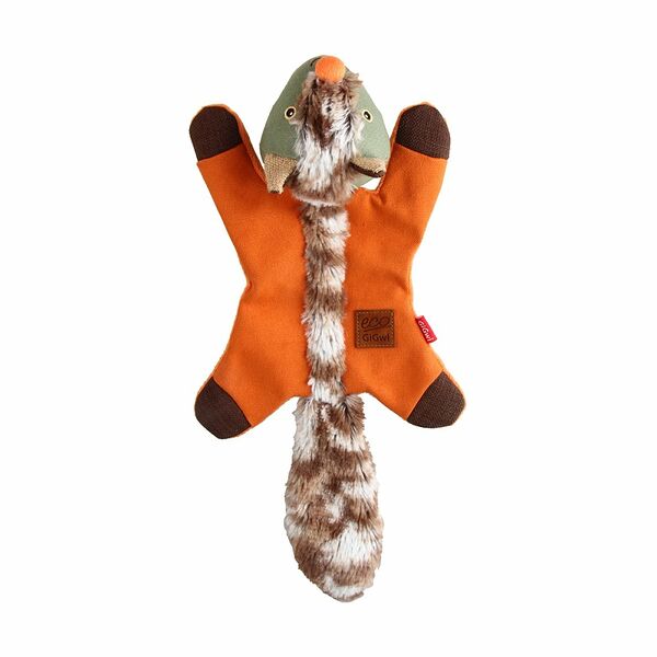 GiGwi игрушка для собак Лисичка с пищалкой 39 см