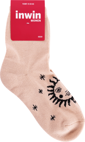 

Носки женские INWIN Солнце р. 23, 25, с махровым следом, Арт. 961