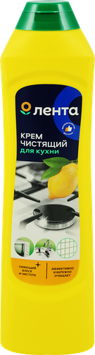 

Крем для чистки плит и кухни ЛЕНТА Лимон, 500 мл