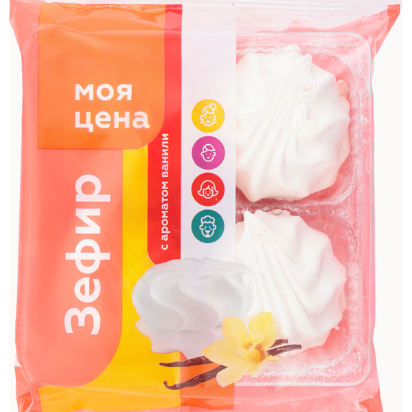  Зефир Моя цена с ароматом ванили, 180 г