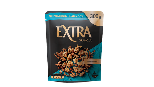 Гранола-мюсли Extra хрустящая с молочным шоколадом, 300г