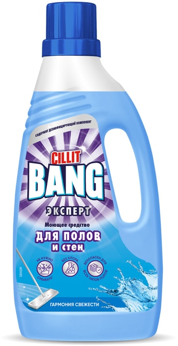 

Жидкость моющая Cillit Bang Гармония свежести для полов и стен 1 л