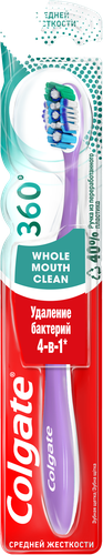 

Зубная щетка Colgate 360 Суперчистота средняя жесткость цвет в ассортименте