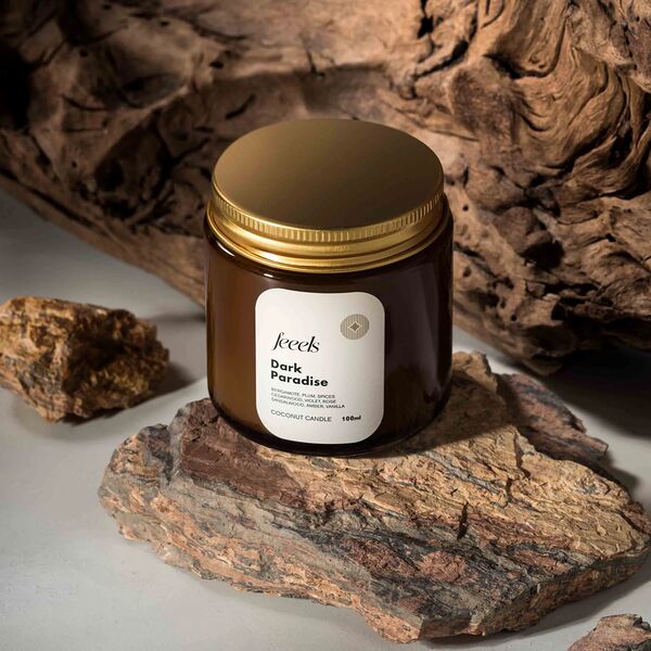 Свеча ароматическая Feeels Темный рай 100 мл