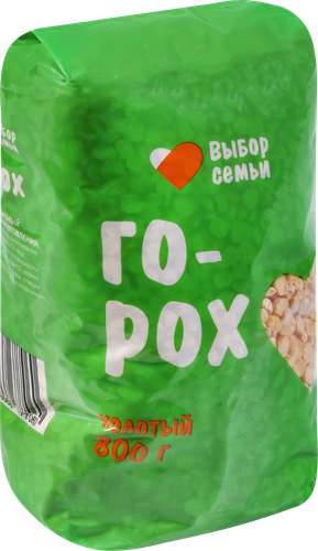 

Горох Выбор семьи колотый, 800 г