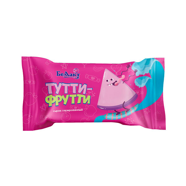 Сырок творож глаз с нап Тутти-Фрутти 18% 40г Беллакт