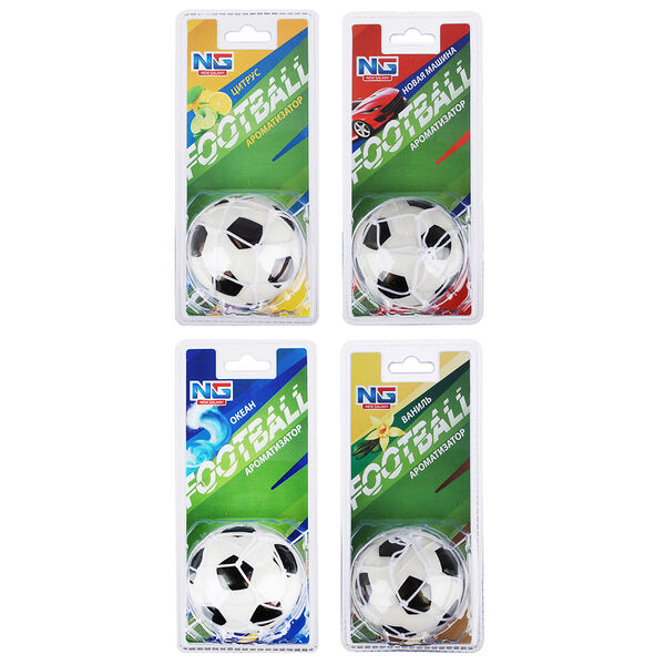 New galaxy ароматизатор футбольный мяч, цитрус, океан, ваниль, новая машина, в ассортименте