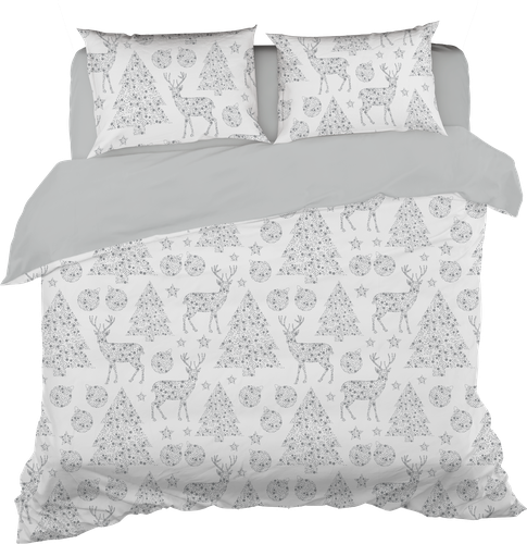 

Комплект постельного белья 2-спальный HOMECLUB Ice Melody, поплин