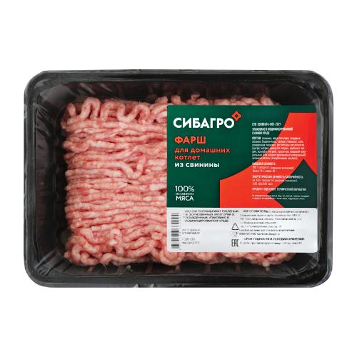 

Фарш свиной СибАгро Любительский категория В охлаждённый 400 г