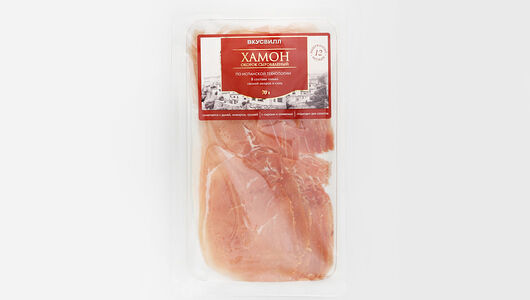 Окорок сыровяленый Хамон, выдержанный 12 месяцев 70г
