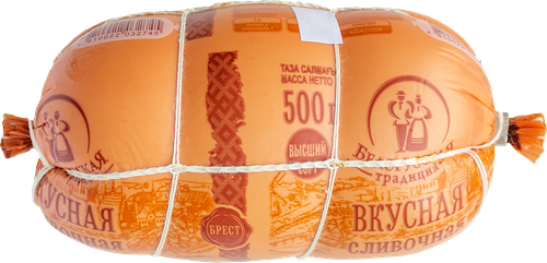 Колбаса Белорусская традиция Вкусная Сливочная вареная 500 г