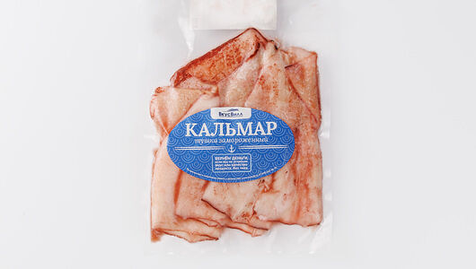 Кальмар тушка неочищенная Вкусвилл замороженнный 500г