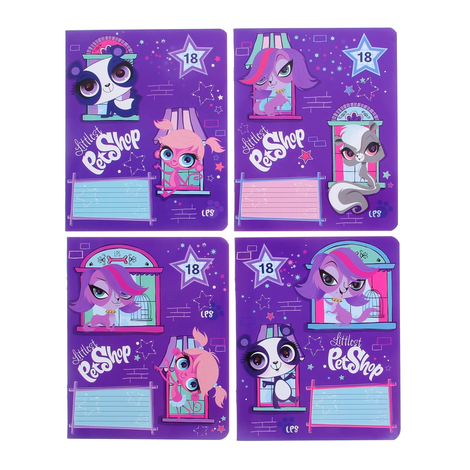 

Тетрадь LITTLEST PET SHOP 18л А5 клетка, 1 шт в ассортименте