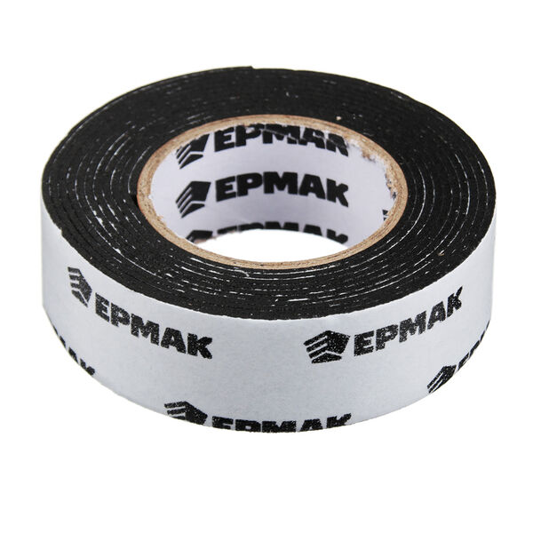 Ермак лента клеящая монтажная 2-х сторонняя, для авто, 22мм x 2м черная