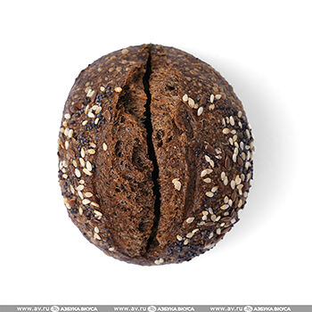 Булочка ржаная с семечками и чесночным маслом ФУТУРА пекарня