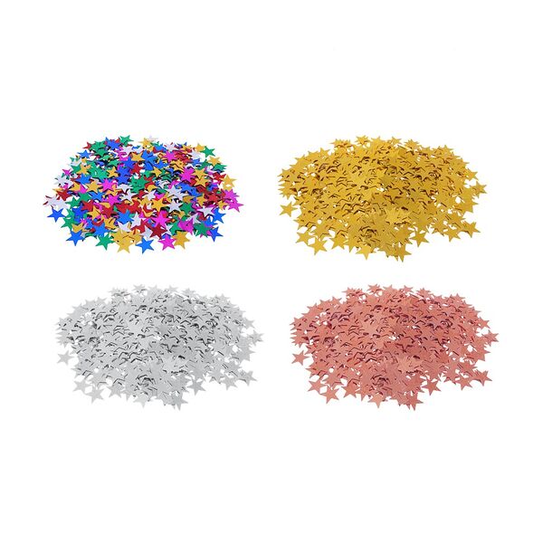 Fntastic конфетти фольгированные, в форме звезд, 1,5см, 15 г, 4 цвета в ассортименте