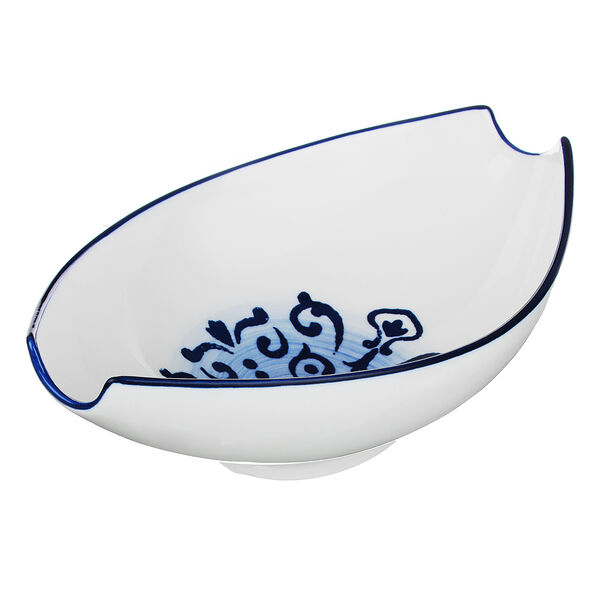 Ivlev chef этника салатник лодочка, 22,5х14х7см, фарфор