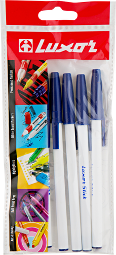 

Ручка шариковая LUXOR Stick синий Арт. 1232/6С, 6шт