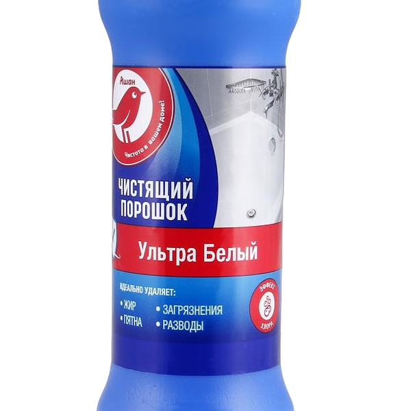 Чистящий порошок АШАН Красная птица Ультра белый